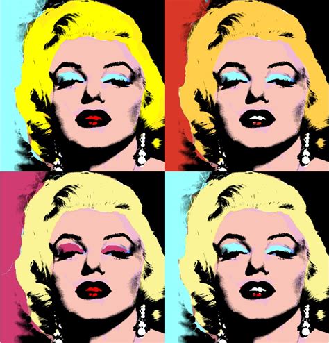 Andy Warhol Marilyn Monroe Four Of The Same Picture Of