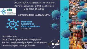 O simulador online para os cidadãos com mais de 50 anos saberem se estão incluídos nas listas da primeira fase da enviar o artigo: Inscrições para o seminário remoto: Simulador COVID nas Favelas | InformaSUS-UFSCar