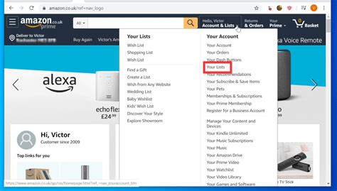 How To Share Amazon Wish List From A PC Or Amazon Shopping App