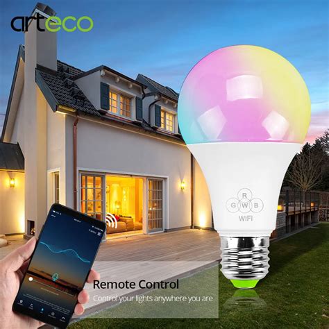 E27 Smart Wifi Bulb Rgbw Cct Dimmable Led Bulb Light Bulb Work With