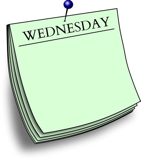 Wednesday Clipart Wednesday Transparent Free For Download On
