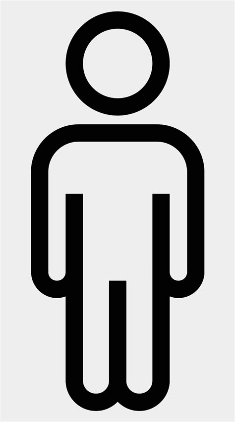 Human Outline Clipart Male Stick Figure Png Cliparts