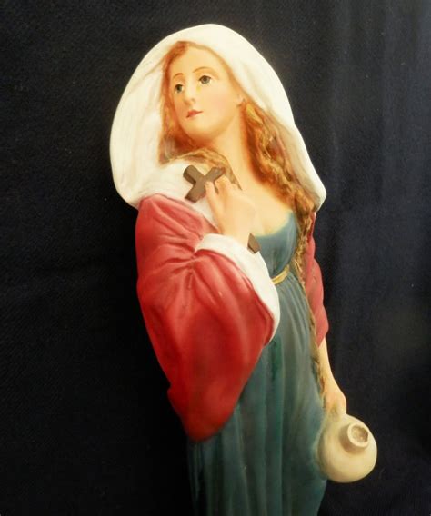 Statue Saint Mary Magdalene Statue 12 Inch Etsy
