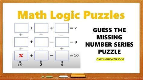 Math Riddles Find The Value Of X Difficult Math Puzzles