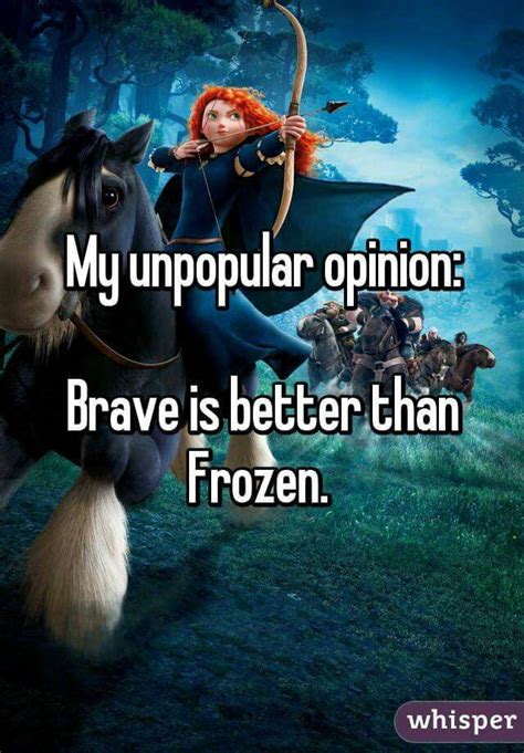 brave is better than frozen disney pixar disney brave disney facts disney life disney memes