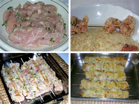 Per mangiare con gusto e sapore anche se dietetico. Spiedini di petto di pollo al forno | In cucina con zia Lora