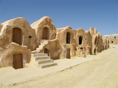 Tunisie Maison Troglodyte Mount Rushmore Mountains Architecture