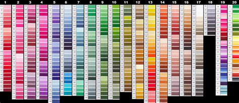 These page give you a color picture of the dmc floss colors arranged in color families (not by color number). Tabelle di Conversione Colori Filati DMC - Arte Del Ricamo