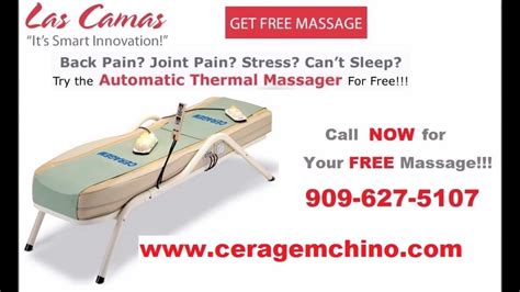 Ceragem Bed Call 951 858 0364 For Your Free Ceragem Massage Youtube