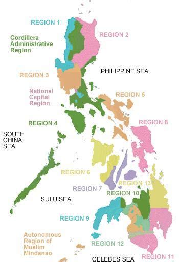 All The Philippine Regions And Provinces In One Spot