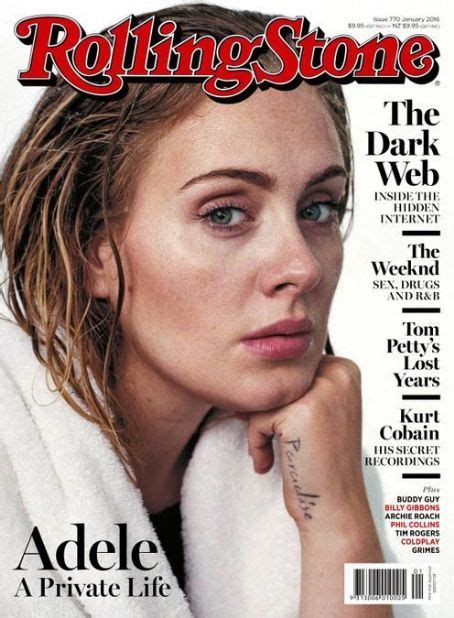 Adele Rolling Stone Magazine January 2016 Cover Photo Australia