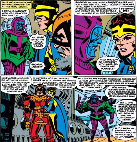 While the kingdom threatened rebellion, kang let it be in the hope of winning ravonna's. The Peerless Power of Comics!: Look Forward, Avenger!