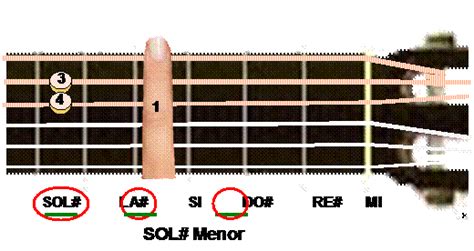 Guitarra Si Mayor Y Sol Sostenido Menor 45