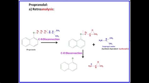 When you are anxious your brain makes more of the chemicals noradrenaline and adrenaline, both. Retrosynthesis of propranolol - YouTube