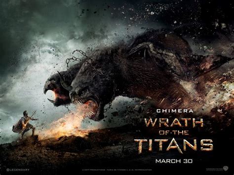 Three Wrath Of The Titans Posters With Chimera Kronos And Makhai