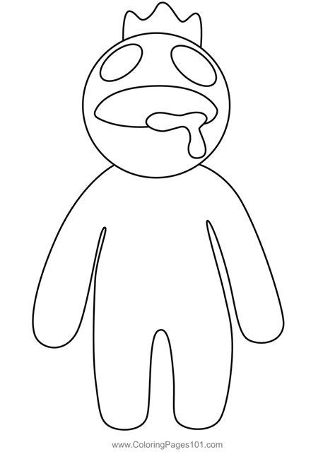 Rainbow Friends Printable Coloring Pages