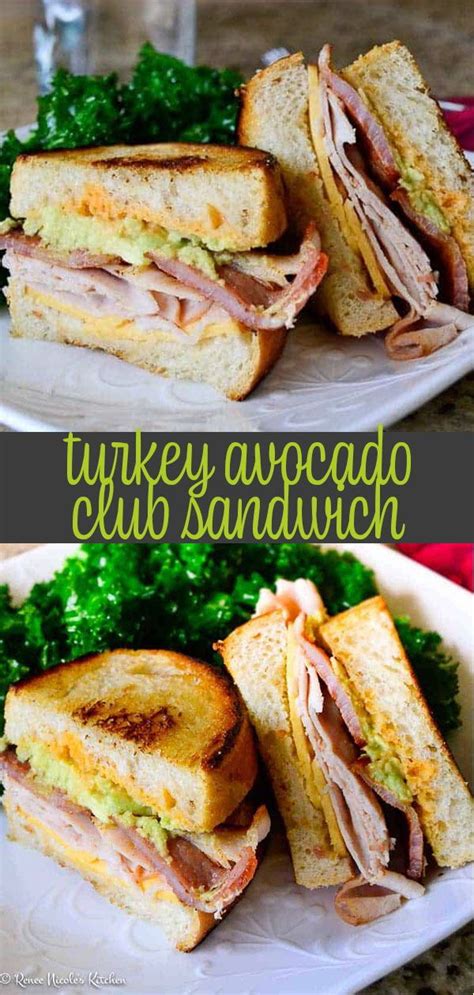 Turkey Avocado Sandwich Turkey Club Sandwich Turkey Sandwiches