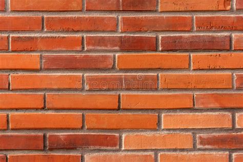 Orange Weathered Brick Wall Texture Bg Zlín Bricks Stock Photo Image