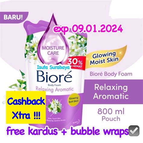 Jual Biore Ml Body Foam Relaxing Aromatic Sabun Mandi Cair Refill Pouch Ml Shopee Indonesia