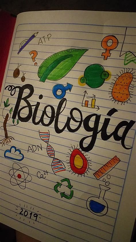 Portada Para Cuaderno De Biologia Weepil Blog And Resources