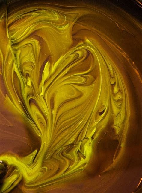 Download Wallpaper 2400x3274 Paint Fluid Art Stains Liquid Yellow