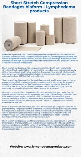 Short Stretch Bandages Biaform Lymphedema Products Flickr