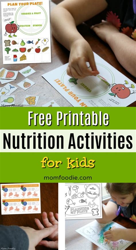 Free Printable Nutrition Activities For Kids 247 Moms