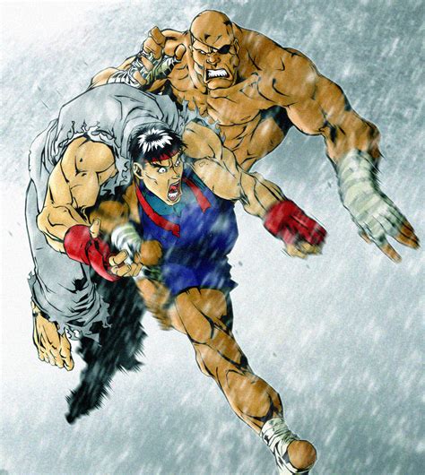 Sagat Vs Ryu By Billythebrain On Deviantart