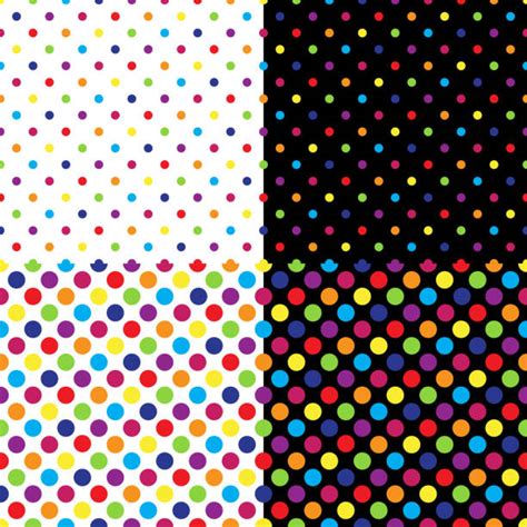 2300 Rainbow Polka Dot Stock Illustrations Royalty Free Vector