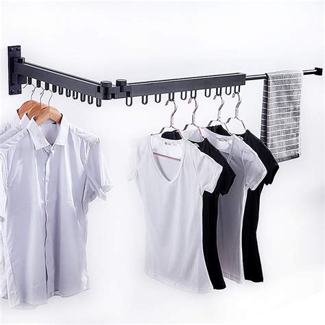 Buy Myoyay Retractable Wall Ed Clothes Airer Aluminum Foldable Garment
