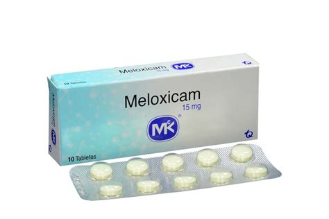 Comprar Meloxicam Mk 15 Mg Con 10 Tabletas En Farmalisto Colombia