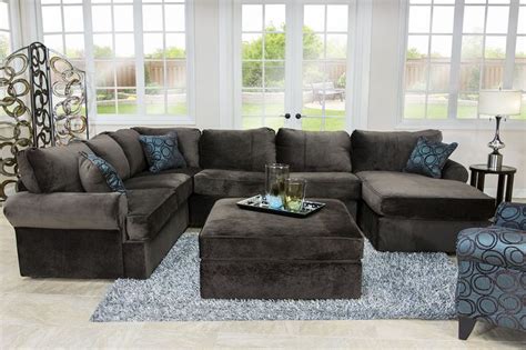 Napa Chocolate Right Facing Sectional Sectionals Living Room Mor