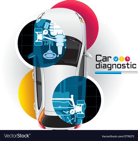 Keep all of you're shop's diagnostic equipment in one convenient mobile storage utility, allowing you're shops technicians freedom and mobility when it comes to diagnostics! Car Diagnostic Royalty Free Vector Image - VectorStock