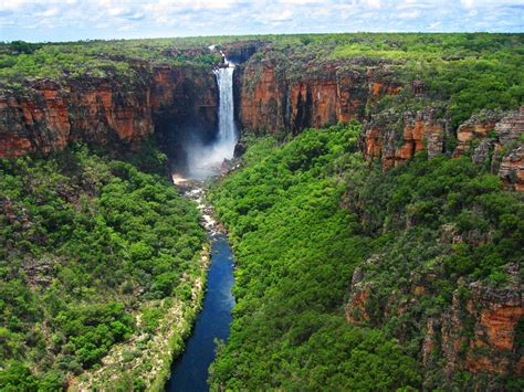 Amazing Waterfall Of Kakadu National Park In Australia Wallpaper Hd