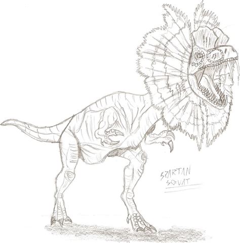 Jurassic park dinosaur coloring pages kaigobank info. Dilophosaurus Dinosaur Coloring Pages | Dinosaur coloring ...
