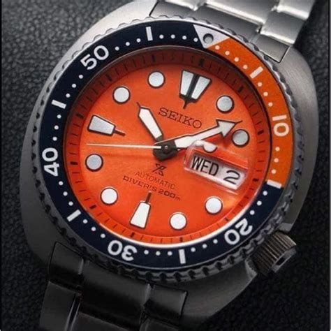Seiko Prospex Srpc95 Orange Turtle Asian Limited Edition Diver Mens