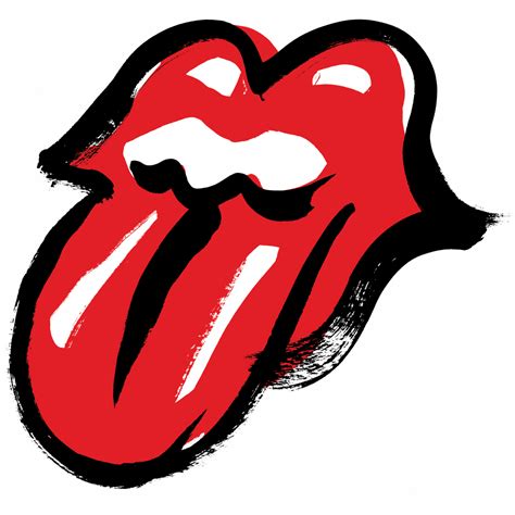 The Rolling Stones Brush Logo Lips Art | Rolling stones, Rolling stones logo, Stone