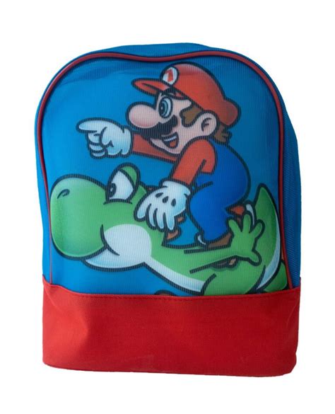 Mini Mochila Super Mario Bros Mario Y Yoshi Gameplanet