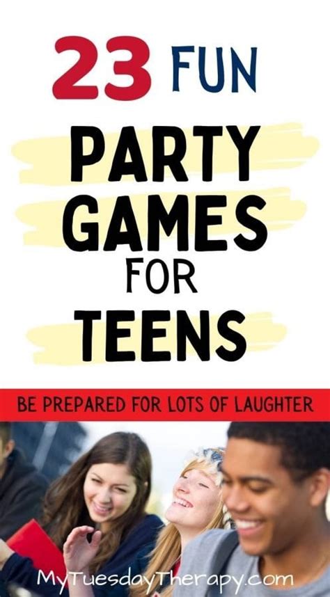 Party Games For Teenagers Energetic Indoor And Outdoor Games