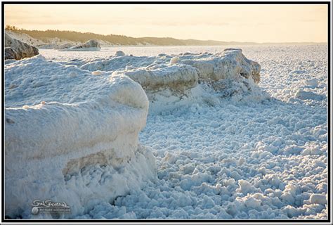 Ice Caves On Lake Michigan Muskegon Picture Michigan