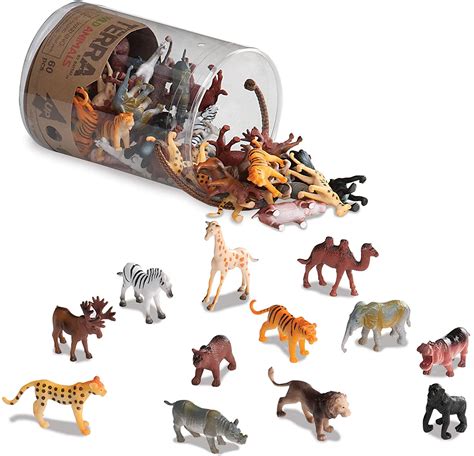 Hc1546046 Terra By Battat Miniature Wild Animals In A Tube Pack Of