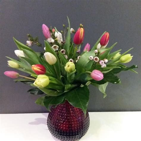 Tulip Vase The Flower Bowl Florist Sheffield