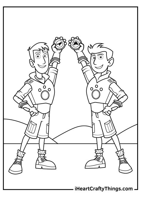 Printable Wild Kratts Coloring Pages Updated