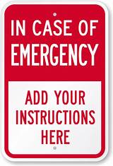 In Case Of Emergency Images