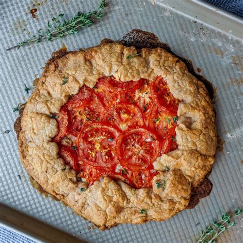 Tomato Goat Cheese Thyme Gluten Free Galette Courtney Made