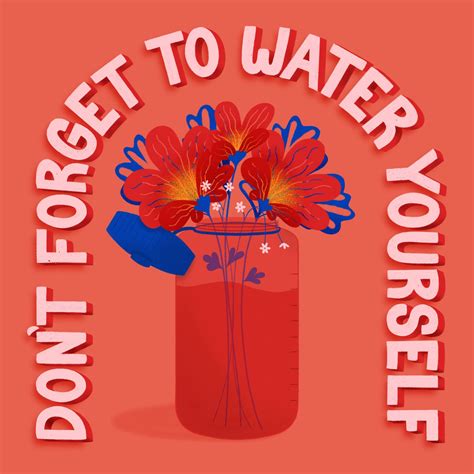 Dont Forget To Water Yourself Print Wall Art Etsy
