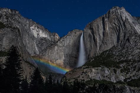 Lunar Moonbow At Yosemite Falls Photograph By Larry Marshall Fine Art