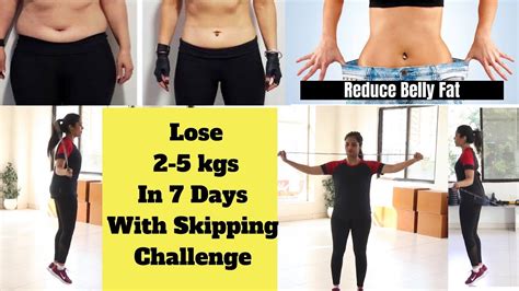 Lose 2 5 Kgs With Skipping 7 Day Challenge Reduce BELLY FAT Full