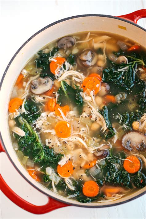 It's miles better than anything from a box or a can, but isn't quite so laborious as starting with a whole chicken and making. Detox Immune-Boosting Chicken Soup - Eat Yourself Skinny