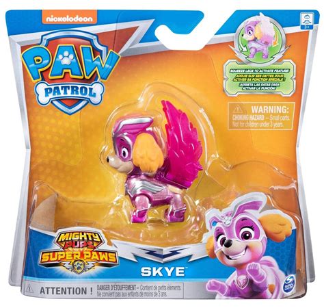 Paw Patrol Mighty Pups Super Paws Skye Figure